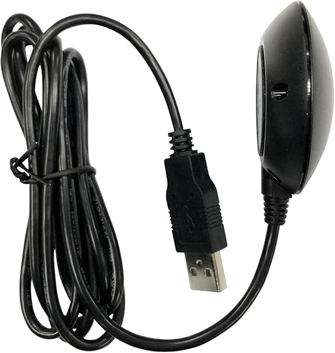 GlobalSat BU-353N USB GPS Receiver, Black, Made in Taiwan
