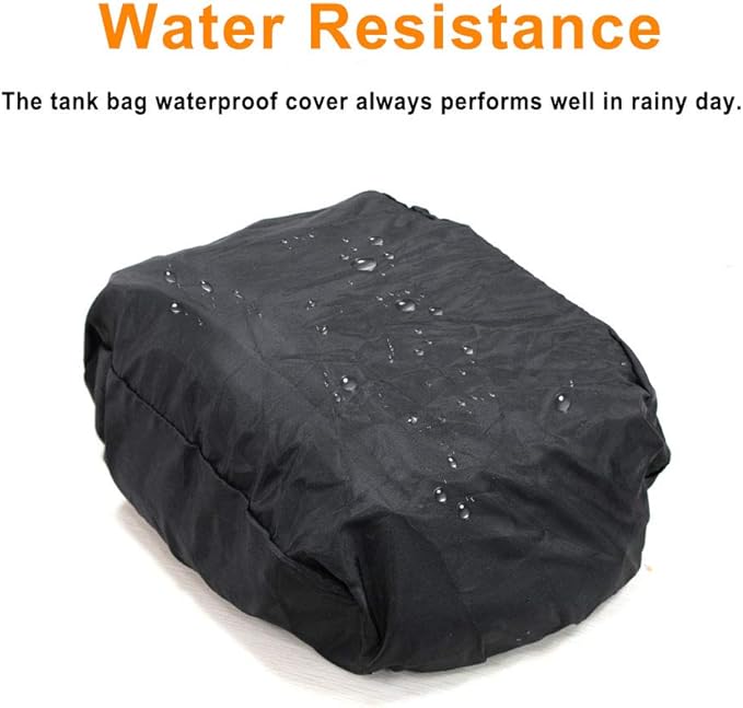 Dracarys Motorcycle Tank Bag Oxford Saddle Black Motorbike Bag - Strong Magnetic Bag for Honda Yamaha Suzuki Kawasaki Harley