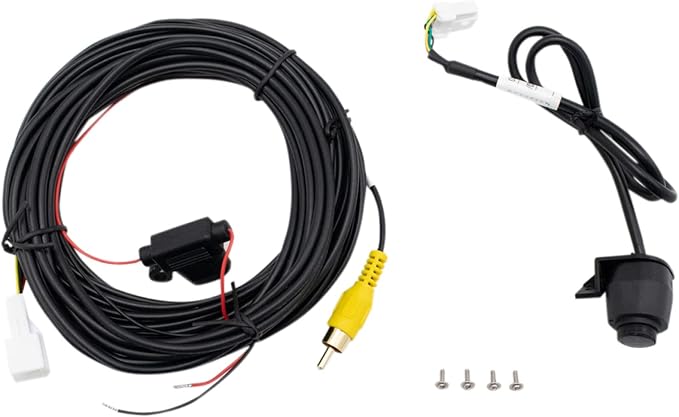 TRQ Rear View Camera Kit Black Compatible with 2001-2005 Ford Explorer Sport Trac 1997-2003 F-150 2004 Heritage 1999-2007 F-250 Super Duty F-350 F-450 F-550