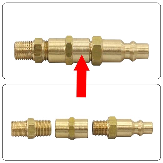 9007A Compression Test Adapter - Compatible with J-6692-B Gauge, Fits for 24V Cummins 5.9/6.7L Diesel (1998-1/2 to Current)