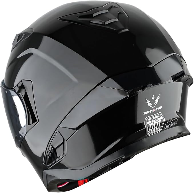 1Storm Motorcycle Full Face Helmet for Adults Men and Women Street Bike Racing Helmet DOT Approved with one Extra Clear Shield