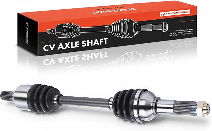 A-Premium Rear Driver or Passenger Side CV Axle Shaft Assembly for Yamaha | Compatible with Grizzly 450 2011 2012 2013 2014, Replace# 1CT-2530V-00-00