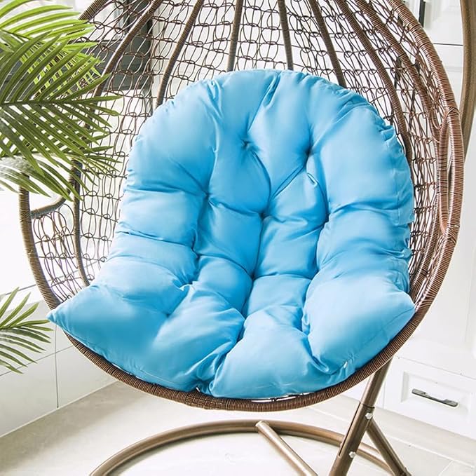Hammock Swing Chair Cushion, Hanging Basket Seat Cushion Pillow, Soft Hanging Egg Chair Back Cushions Pads, for Indoor and Outdoor Garden Offices