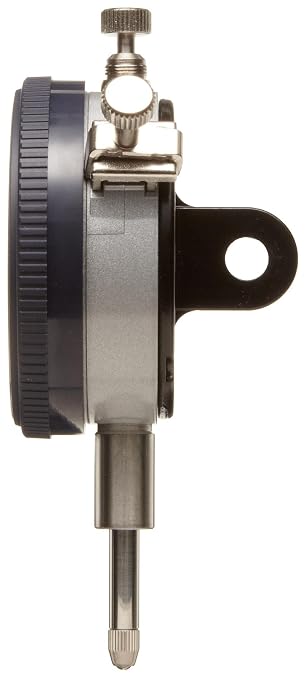 Mitutoyo 2414S Dial Indicator, #4-48 UNF Thread, 0.375" Stem Dia., Lug Back, White Dial, 0-100 Reading, 2.244" Dial Dia., 0-0.5" Range, 0.001" Graduation, +/-0.001" Accuracy | #4-48 UNF Thread, 0.375" Stem Dia., Lug Back, 0-100 Reading, 2.244" Dial Dia...