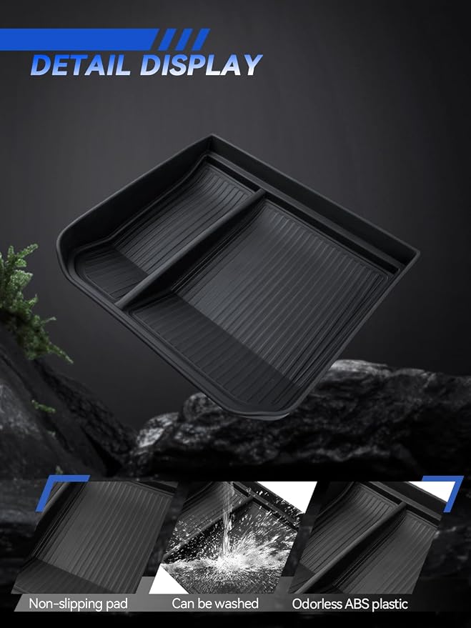 for ES Center Console Organizer 2026 Lexus ES 350e/ES 350h/ES 500e Accessories Armrest Tray Middle Storage Box Insert Container Durable ABS Plastic