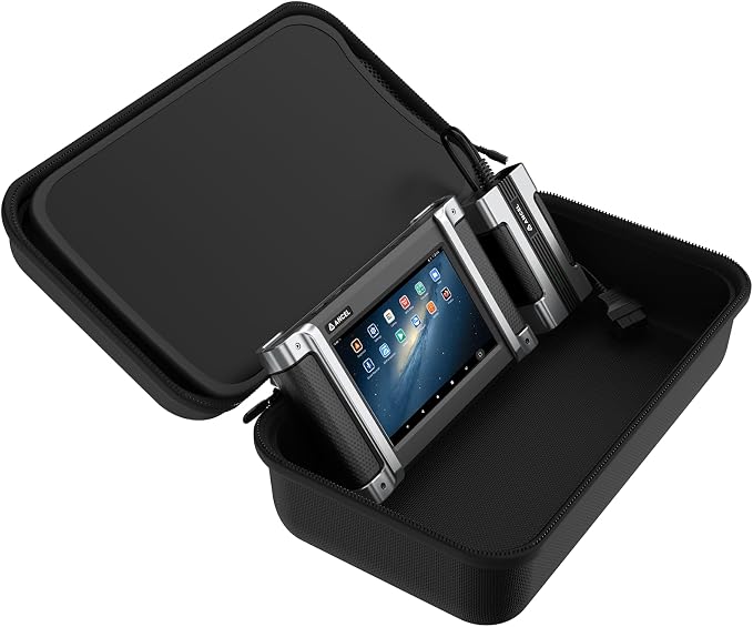 ANCEL Large Hard Protective Case Storage Box for ANCEL HD8000 Heavy Duty Truck Scanner (Only the Case)