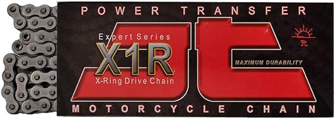 JT Chain JTC530X1R110RL (530 Series) Black Steel 110 Link Heavy Duty X-Ring Chain with Connecting Link