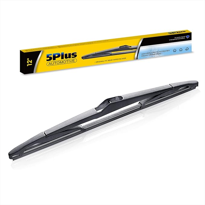 12" Back Windshield Wiper Blade Replacement for Ford Focus Fiesta 2018 2017 2016 2015 2014 2013 2012, Premium All-Season Rear Wiper Blades For My Car (12M)