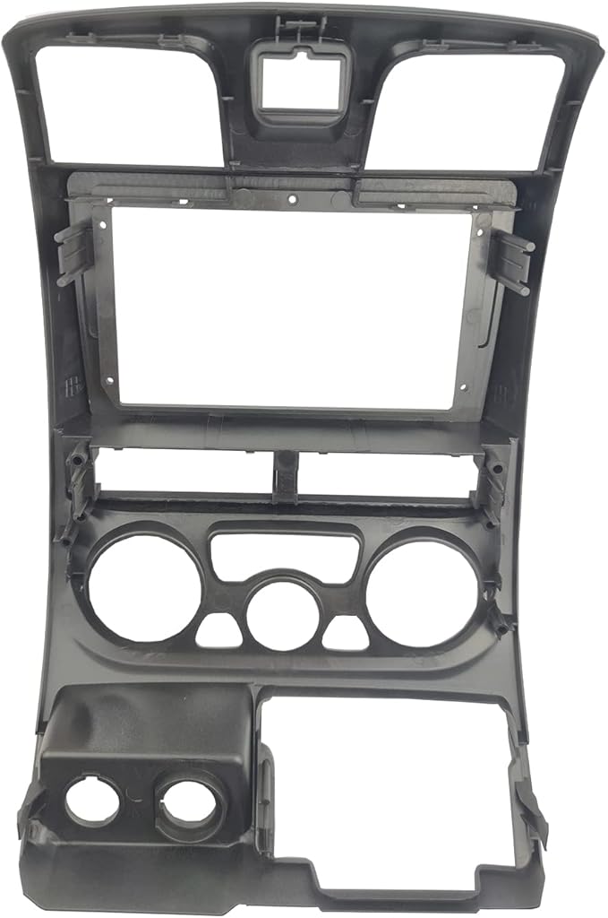 Double Din Dash Radio Trim Kit for Isuzu D-Max MU-7 Chevrolet Colorado Installation Bezel 9 Inches (2001-2005 Silver)