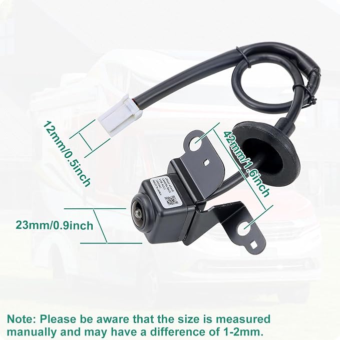 28442-4GA0B 4PIN Rear View Camera Replacement for Infiniti Q50 w/o AVM 2014-2019 & Infiniti Q50 Hybrid w/o AVM 2014-2018, OE Backup Cam Replaces 28442-4GA1B, 284424GA0B, 284424GA1B by GreenYi
