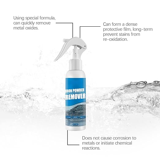 2026 New Year- Multi-Functional Quick-Acting Rust Removal Spray,100ML Portable Rust Remover Spray for Metal,Leave A Primed Surface Ready to Paint, Tools, Car, Hardware (100ml+30ml)