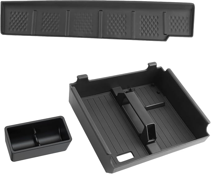 CDEFG 3PCS for 2025 2026 Toyota 4Runner Center Console Organizer Front Row Passenger Side Dash Organizer Storage Box for 2026 Toyota 4Runner Accessories 2025 Center ConsoleTray w/Coin Holder