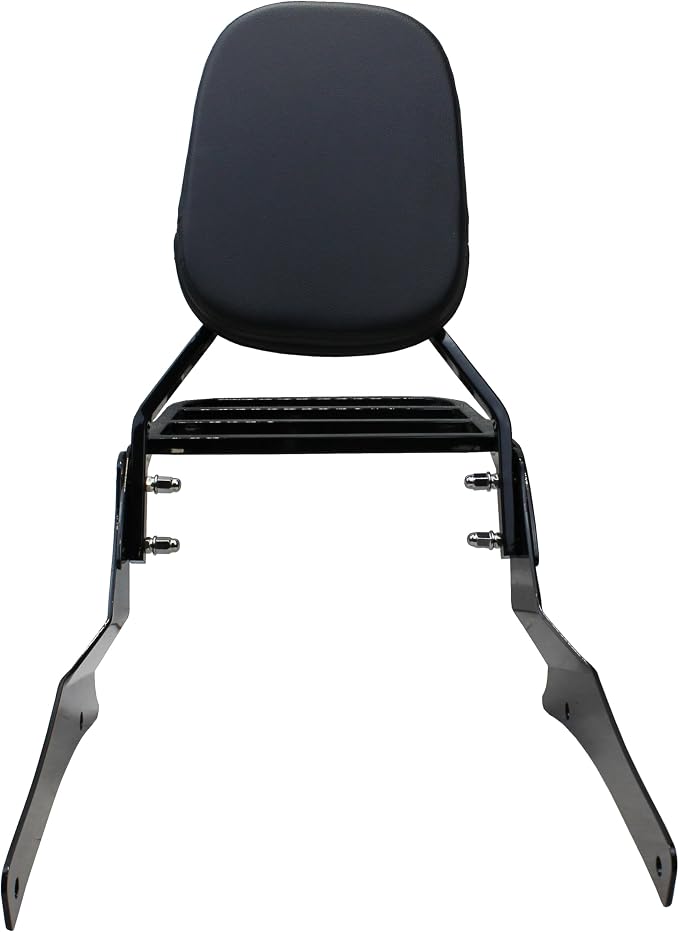 YHMOTO Black Passenger Backrest Sissy Bar with Luggage Rack for Suzuki Volusia VL800 2001-2011 Boulevard C50 2005-2011 Boulevard M50 2005-2008