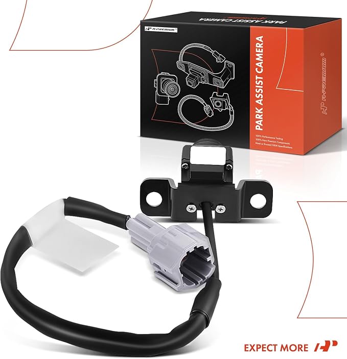 A-Premium Rear View Backup Camera Compatible with Hyundai | Parking Camera for 2012-2017 Veloster - Replace# 957602V000