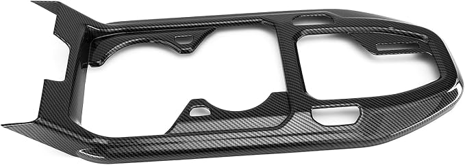 Gear Shift Panel Cover Trim Compatible with Kia K4 2025-2026 Accessories (Carbon Fiber Pattern)