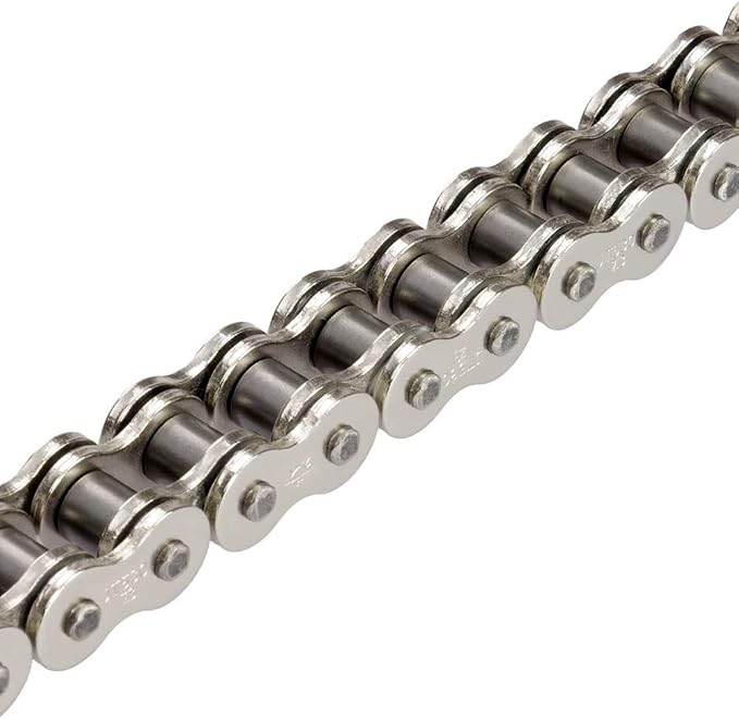 JT Chain JTC530Z3NN108RL (530 Series) Nickel 108 Link Super Heavy Duty X-Ring Chain with Connecting Link