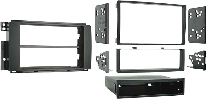 Metra 99-8715 Double DIN or Single DIN Installation Dash Kit for 2008-up Smart for Two