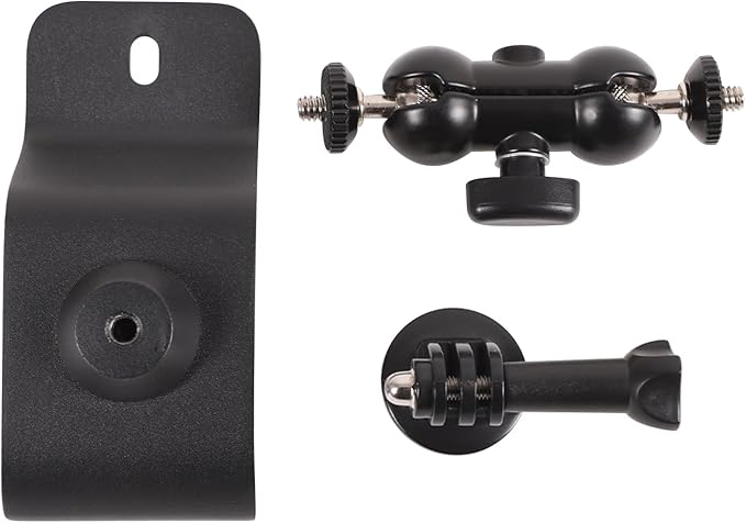 Car Center Console Dash Cam Mount Holder Compatible with Nissan Frontier 2022 2023 2024, Dashboard Panel Car Action Cameras Bracket for Video Record, 180° Rotation Adjustable Stabilizer Accessories