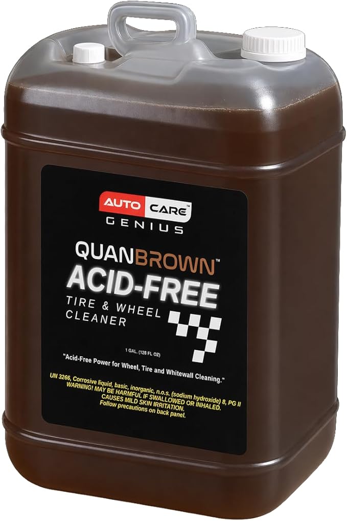 Quan Brown Acid-Free Tire & Wheel Cleaner (5 Gallon)