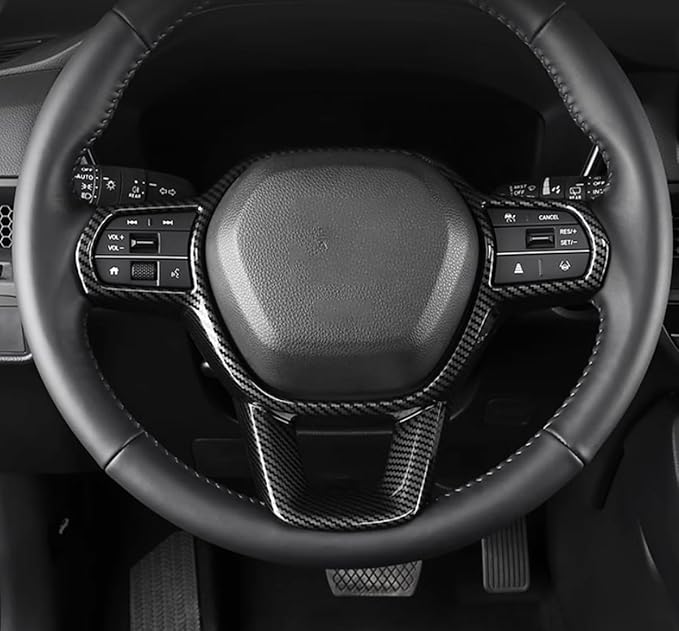 Car Accessories Fit for Honda CR-V CRV 2023 2024 Interior Button Cover Trim Strips (Carbon Fiber Style) ABS 1 PC