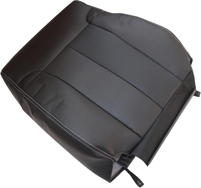 SecosAutoparts Front Driver Side Bottom & Top Lean Back Replacement Leather Seat Cover Black Compatible with Ford F150 Lariat 2009 2010 2011 2012 2013 2014