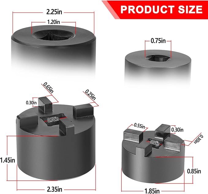 Truck King Pin Socket/KingPins Cap Removal Tool Kit for Mack 10500, 12000, 16000, 18000, 20000lbs Axles, Replacement for 5053, CTA 5044 & 11-3000