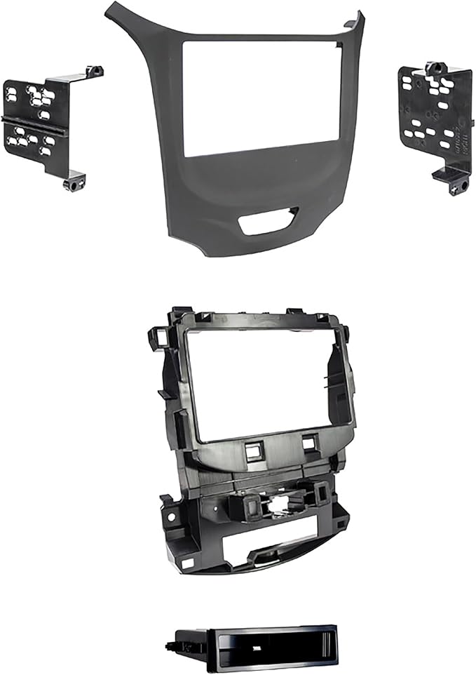 Metra Double DIN Dash Kit for Chevrolet Cruze 2016-2019, Matte Black, 4 Inches