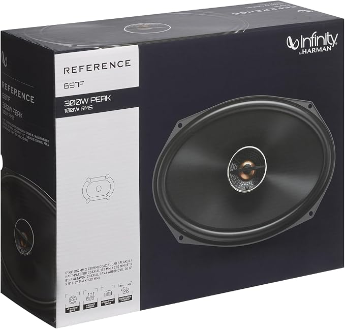 Infinity REF697F 6x9 Inch 2 Way Car Speakers - Pair