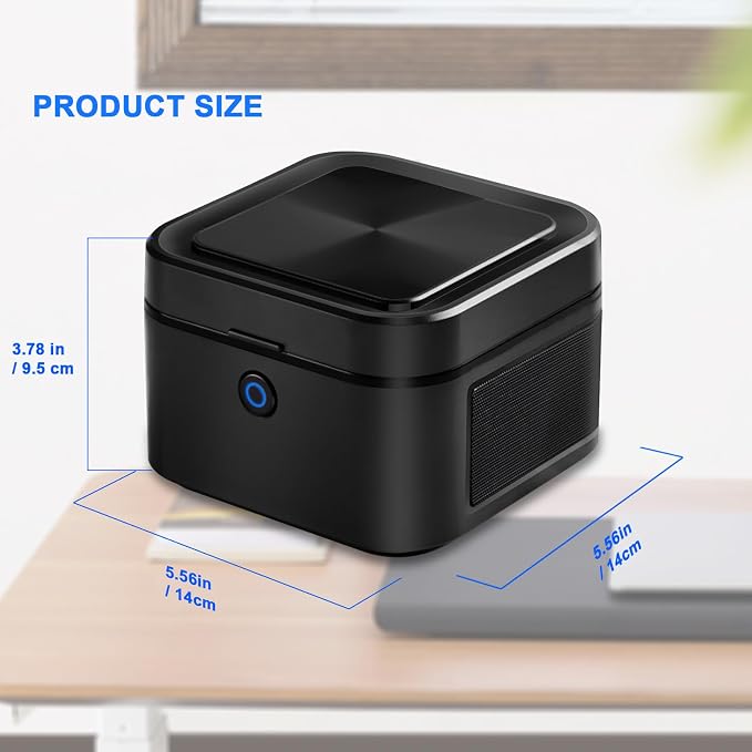 SHD Multifunctional Smokeless Ashtray,USB Rechargeable HEPA Filter Ashtray, Smoke Eaters for Home Room Office Car Indoor Outdoor