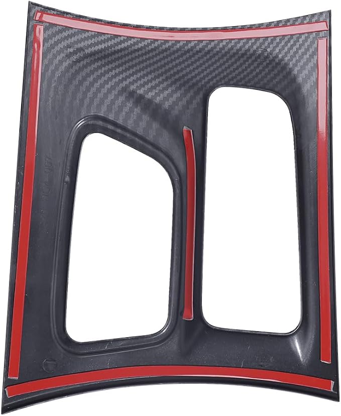 for Dodge 2015-2023 Charger Interior Accessories Console Central Control Gear Shift Panel Trim Decoration Cover ABS Carbon Fiber