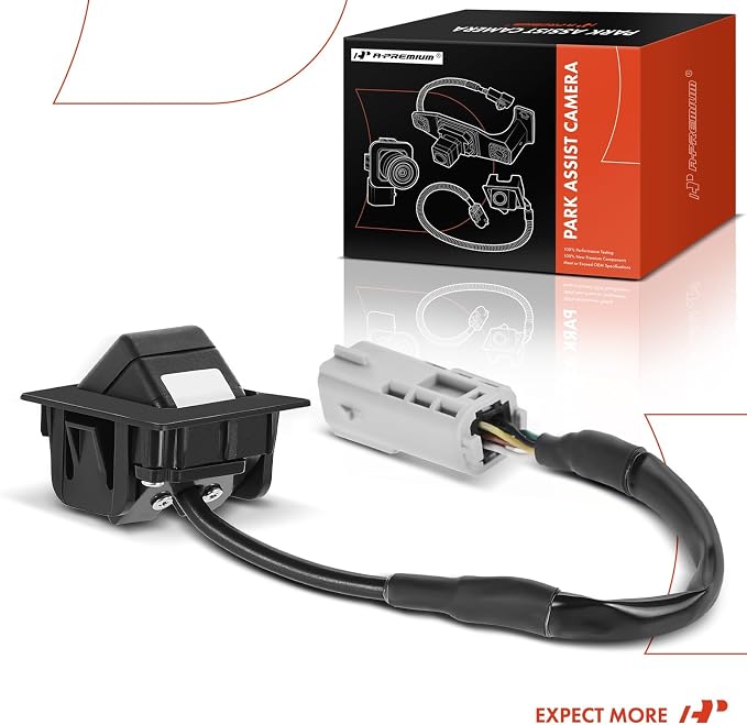 A-Premium Rear View Backup Camera Compatible with Chevrolet | Parking Camera for 2014 2015 2016 2017 SS