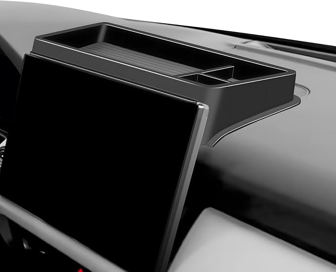 SKTU for 2026 Mazda CX-5 Dashboard Storage Box 12.9-Inch for 2026+ Mazda CX-5 Dashboard Organizer Mazda CX5 2026 Accessories ABS Durable Dashboard Tray (Not Fit for 2.5 Premium Plus)