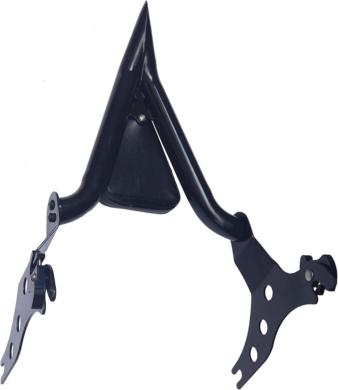 Black Detachable Rear Passenger Sissy Bar Backrest Fit for Harley Softail Fat Boy FLFBS 2018-2024 Breakout 2013-2024