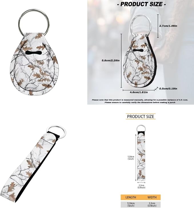 Howilath White Camo Hunting Forest Front Car Seat Covers Set with Interior Accessories Center Console Cover+Steering Wheel Cover+Seatbelt Pads+Keychain+Coasters Set of 10 Fit Sedan Truck Van
