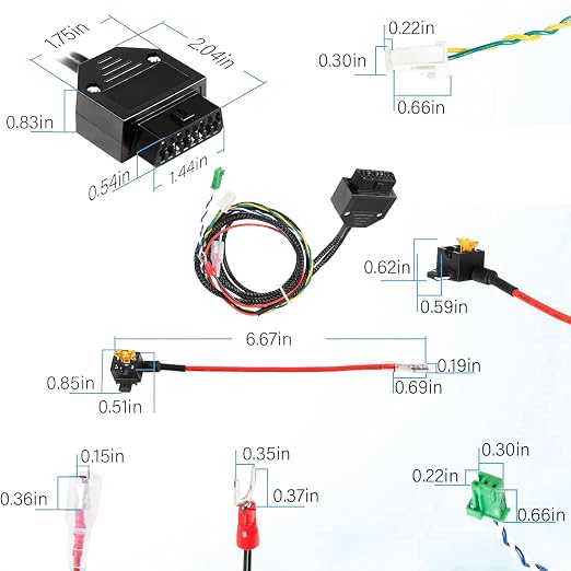 Double Bypass Trunk-Mount Security Bypass Cable Kit OBD2 Port Double Bypass Cable kit for Dodge Charger and Chrysler 300 2011-2022,for Dodge Challenger 2015-2022