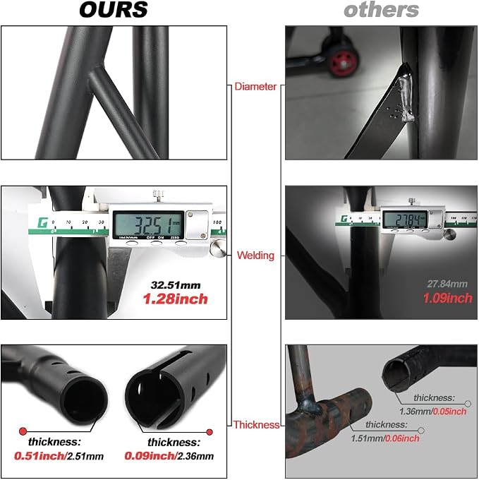 Xitomer 53.4mm Pin Universal Motorcycle Stand Motorcycle Single Side Swingarm Rear Lift Single-Sided Swingarm Lift Stand Fit for R1200GS R1200GS ADVENTURE R1200R HP2 Sport