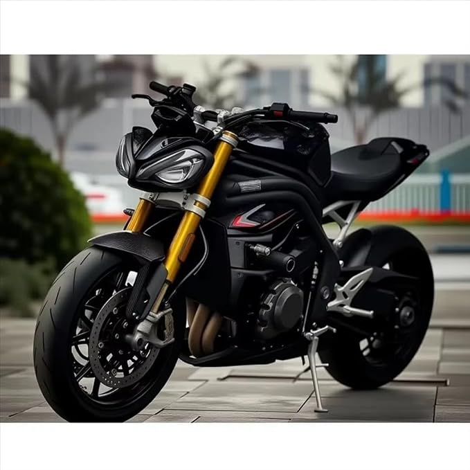 for Speed Triple 1200 RS/RX Speed Triple 1200 rs rx 2026 2025 2024 2023 2022 2021 New Accessories Motorcycle Fairing Side Winglets Aerodynamic Wing Deflector Black Naked Front Spoiler
