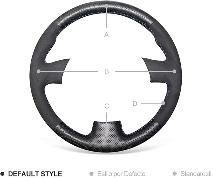 MEWANT Steering Wheel Cover for Toyota RAV4 1998-2003 / Celica 1998-2005 / Corolla (US) 2003-2008 / Matrix 2003-2004 / MR2 2000-2004 / Steering Wheel Accessories for RAV4