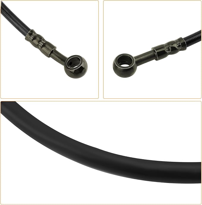 M MATI Front Brake Caliper Master Cylinder Hose Assy for Yamaha YZ250 YZ250F YZ450 YZ450F 2007-2015 YZ125 YZ250X 2008-2016 5XC-W2587-00-00 5XC-2580T-G0-00 5XC-25872-L0-00