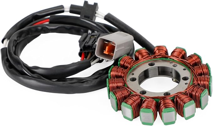 Magneto Coil Stator + Voltage Regulator + Gasket Assy Fit for Kawasaki VN900 Classic 2006-2013,Vulcan 900 Classic/Classic LT 2006-2023,Custom 2007-2008,Vulcan 900 Custom 2007-2023