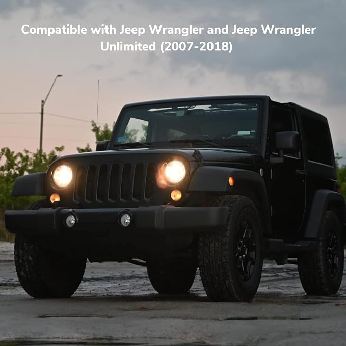 EchoMaster Jeep Wrangler JK Spare Tire Mount AHD Backup Camera for Aftermarket Radios, IP67 Waterproof for 4x4 Off-Road Driving, Selectable Reverse Parking Lines, Wide Viewing Angle, Easy Install