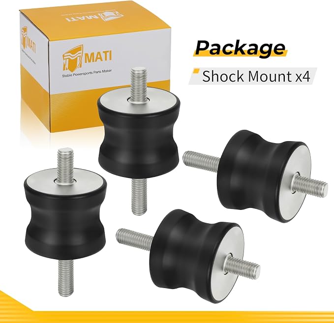 M MATI 4Pcs Shock Mount for Multiquip MVC80VH/VHW MVC-64VH/VHW MVC70E/EW MVC82VH/VHW 939010254
