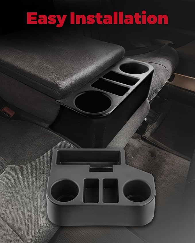 Center Console Cup Holder Compatible with Ram 1500 2500 3500 1994 1995 1996 1997 Black
