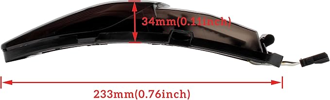 SAUTVS Front Fender LED Lights for Can Am Ryker, Smoked Black Fender Lights Wheel Lights Fender Reflectors with LED Turn Signals & Running Lights for the Can-Am Ryker 2019-2024 Accessories (2PCS)