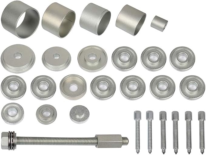 SCITOO 31pcs Front Wheel Drive Hub Bearing Puller Remover Installer Tool Set For FWD Vehicles