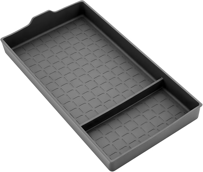SKTU 2026 RAV4 Center Console Mat for 2026+ Toyota RAV4 (LE/SE/XLE Premium/Woodland/XSE/Limited) Center Console Mat Toyota RAV4 2026 Accessories Rubber Non-Slip Center Console Pad