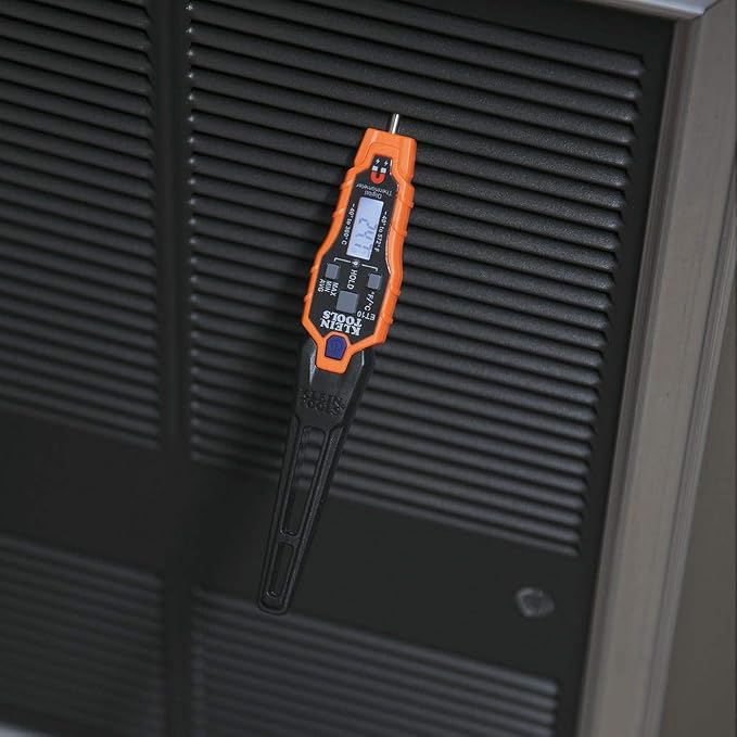 Klein Tools IR1 Infrared Thermometer, Digital Laser Gun is Non-Contact Thermometer with a Temperature Range -4 to 752-Degree Fahrenheit & ET10 Magnetic Digital Pocket Thermometer