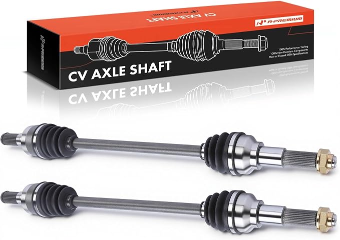 A-Premium Pair (2) Rear CV Axle Shaft Assembly Compatible with Yamaha Viking 700 2014-2022, Viking VI 2015-2022, Wolverine R-Spec 2016-2018, Driver and Passenger Side, Replace# 1XD-F531H-00-00