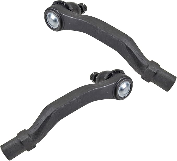 TRQ Front Outer Tie Rod Set 2 Piece Compatible with 1994-2001 Acura Integra 1992-2000 Honda Civic 1993-1997 Civic del Sol 1997-2001 CR-V