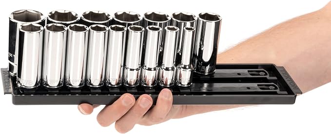 TEKTON 1/2 Inch Drive 6-Point Socket Set, 32-Piece | SHD92205